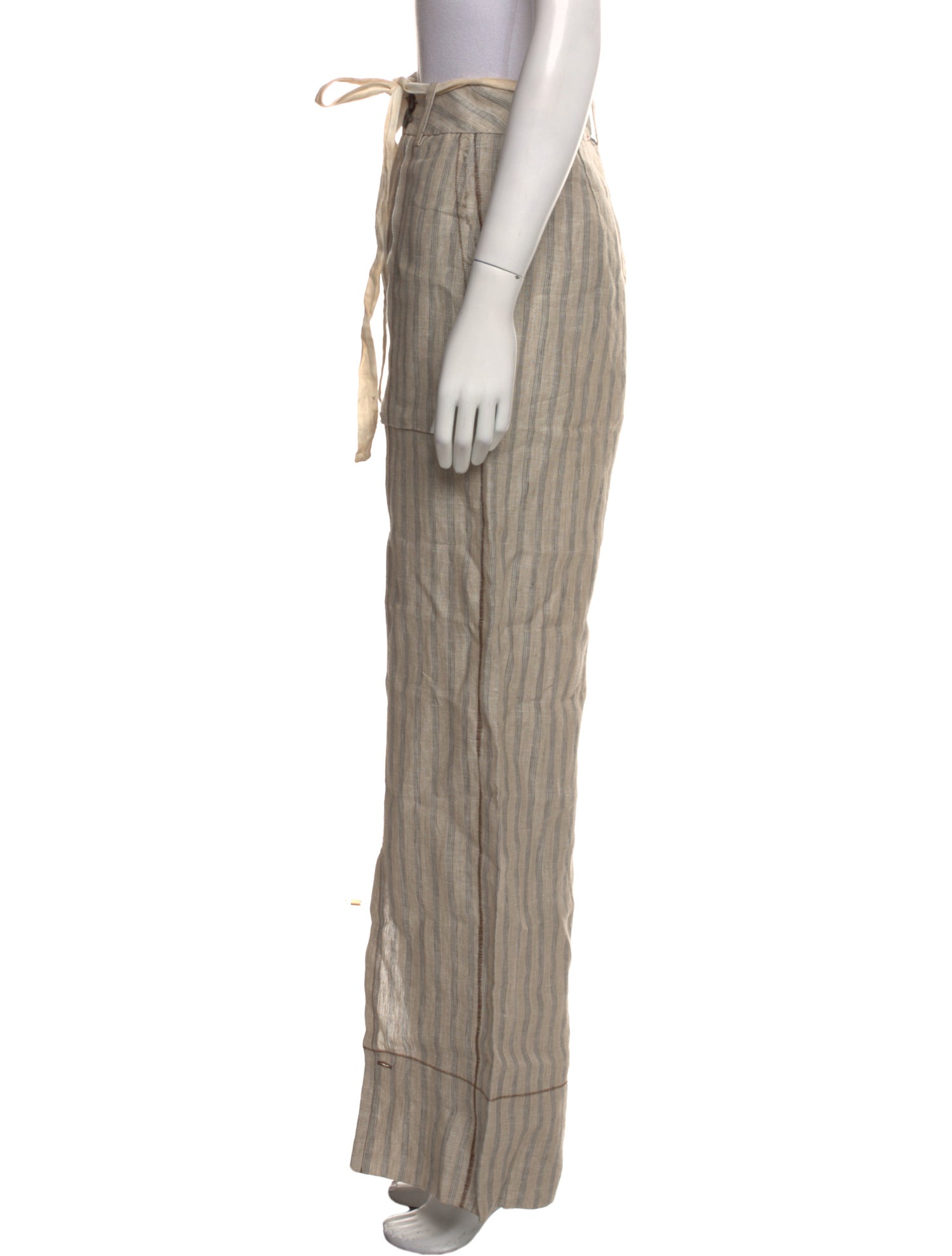 Peng Tai Linen Wide Leg Pants