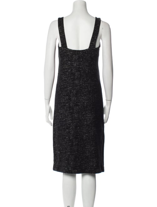 Peter Cohen Square Neckline Knee-Length Dress