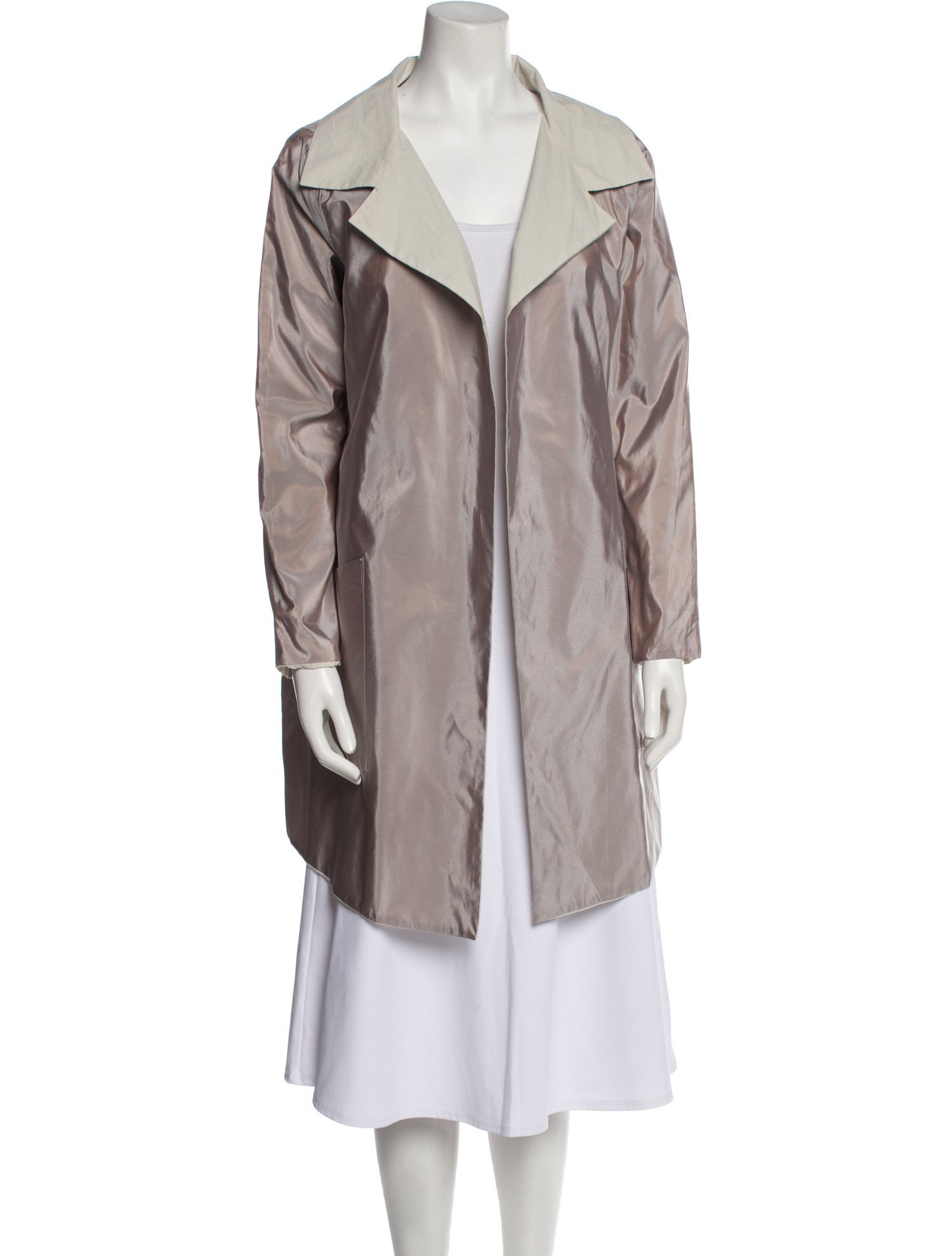 Peter Cohen Silk Colorblock Pattern Jacket