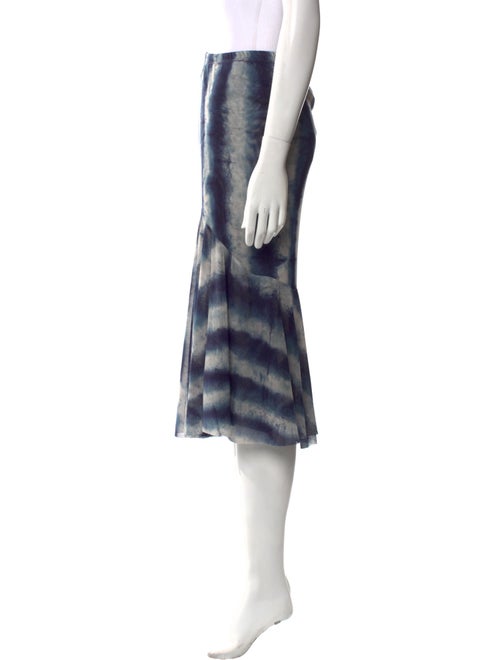 Peter Cohen Tie-Dye Print Knee-Length Skirt