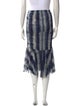 Peter Cohen Tie-Dye Print Knee-Length Skirt