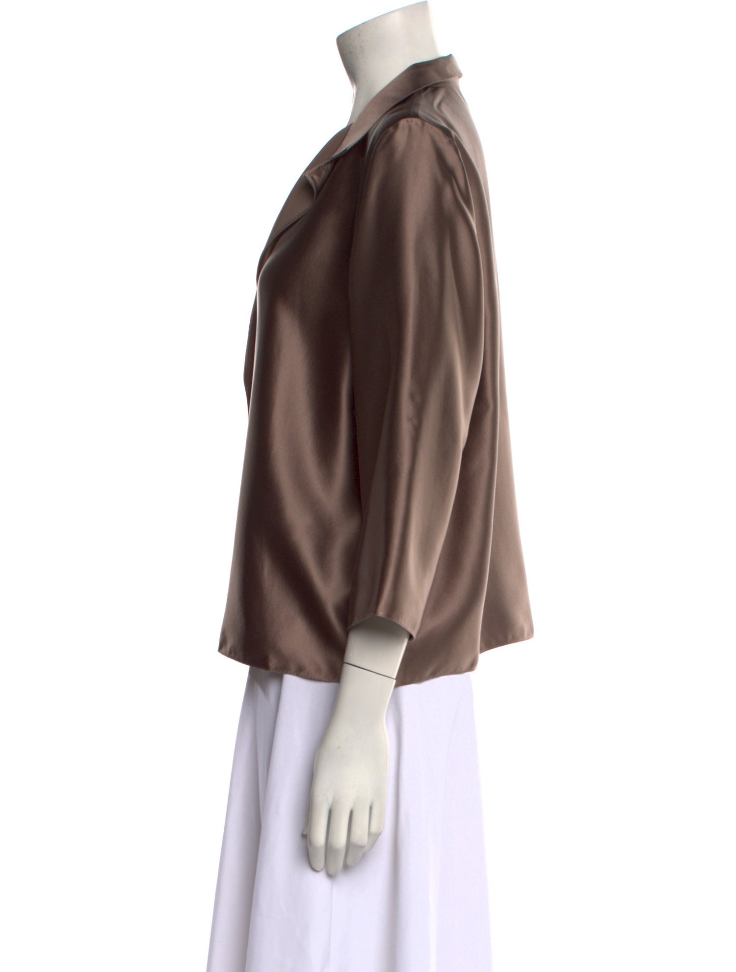 Peter Cohen Silk V-Neck Blouse