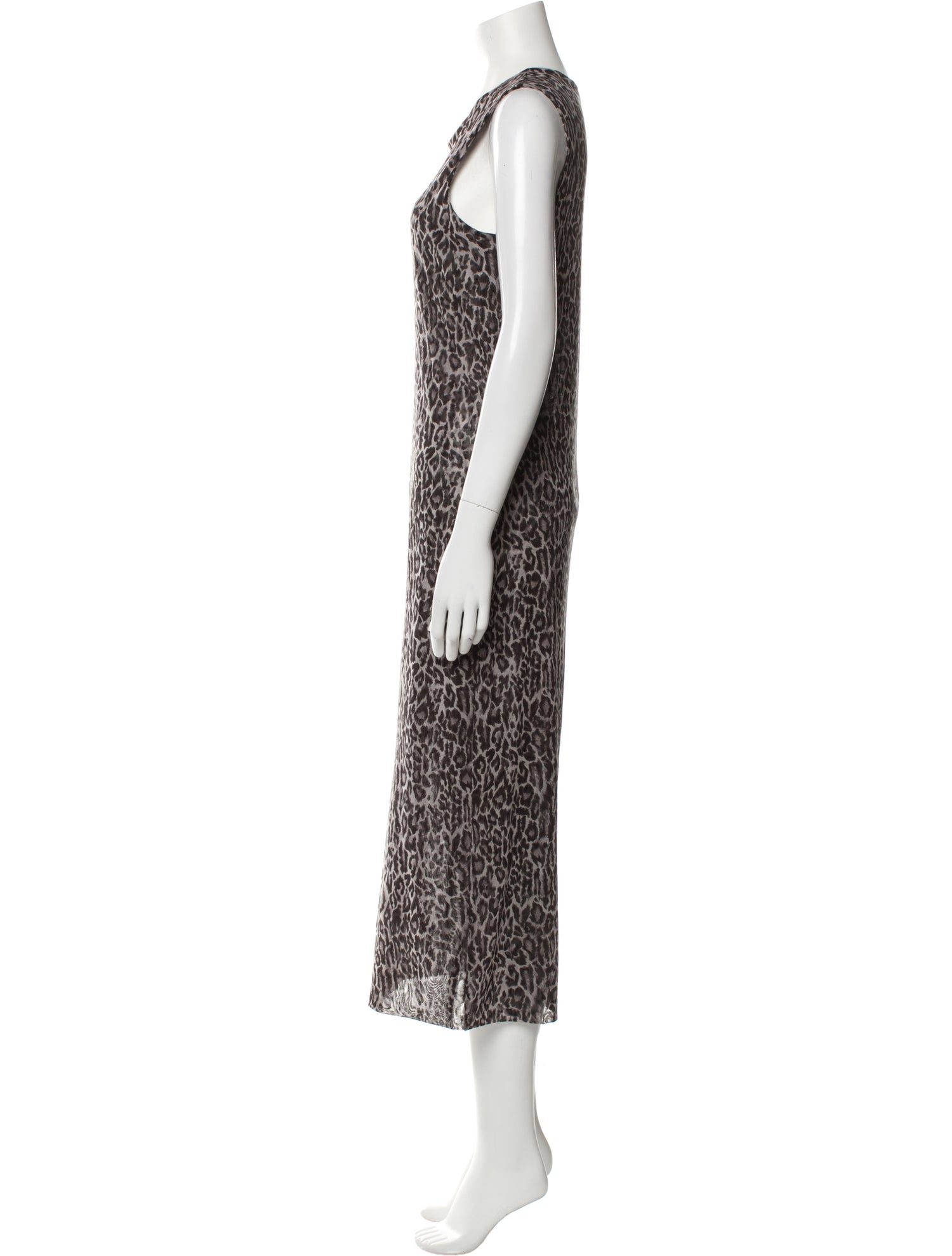 Peter Cohen Animal Print Long Dress