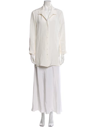 Peter Cohen Silk Cutout Accent Skirt Set