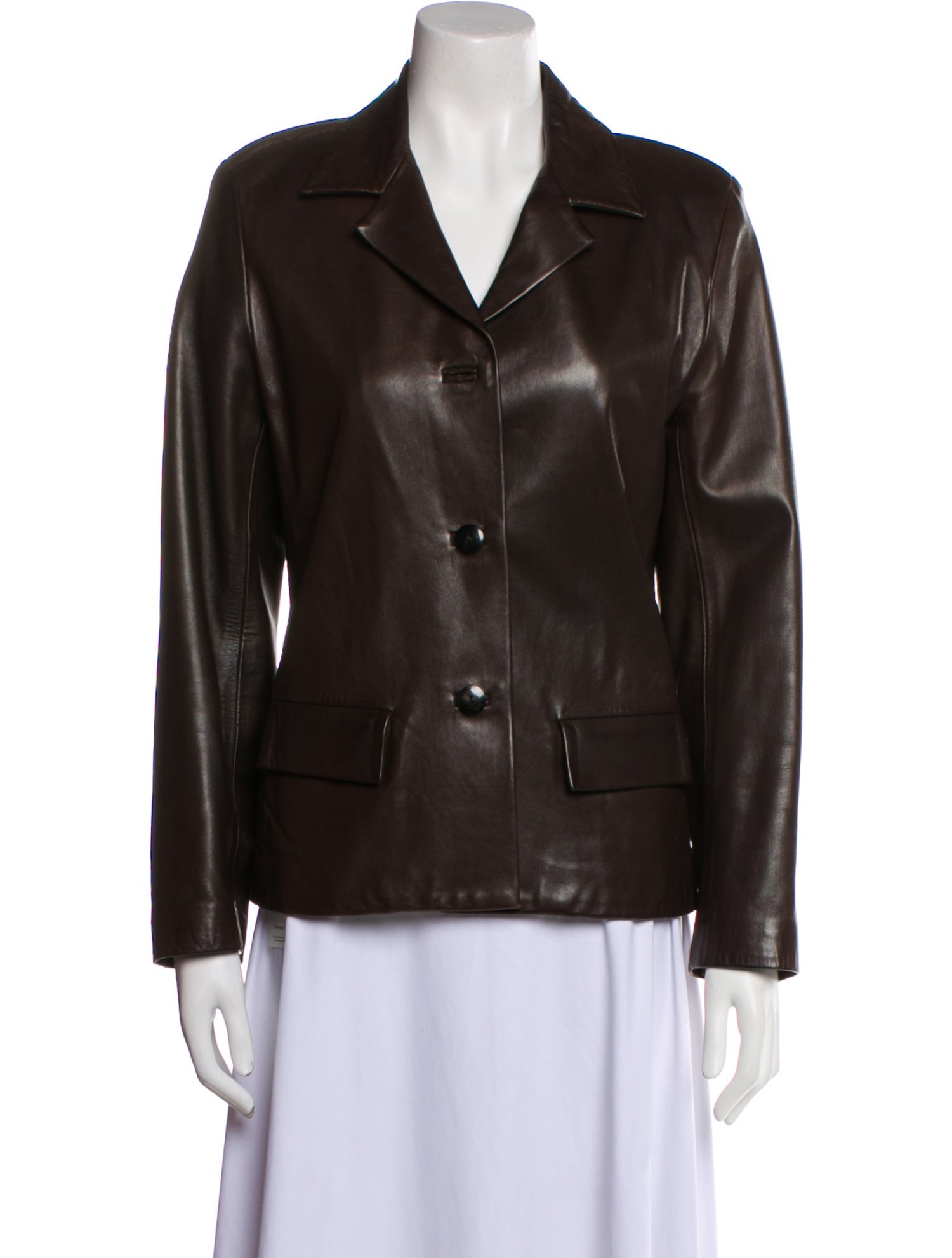 Peter Cohen Leather Blazer
