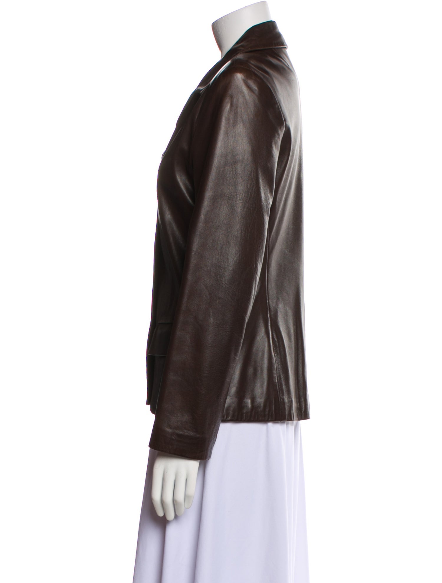 Peter Cohen Leather Blazer