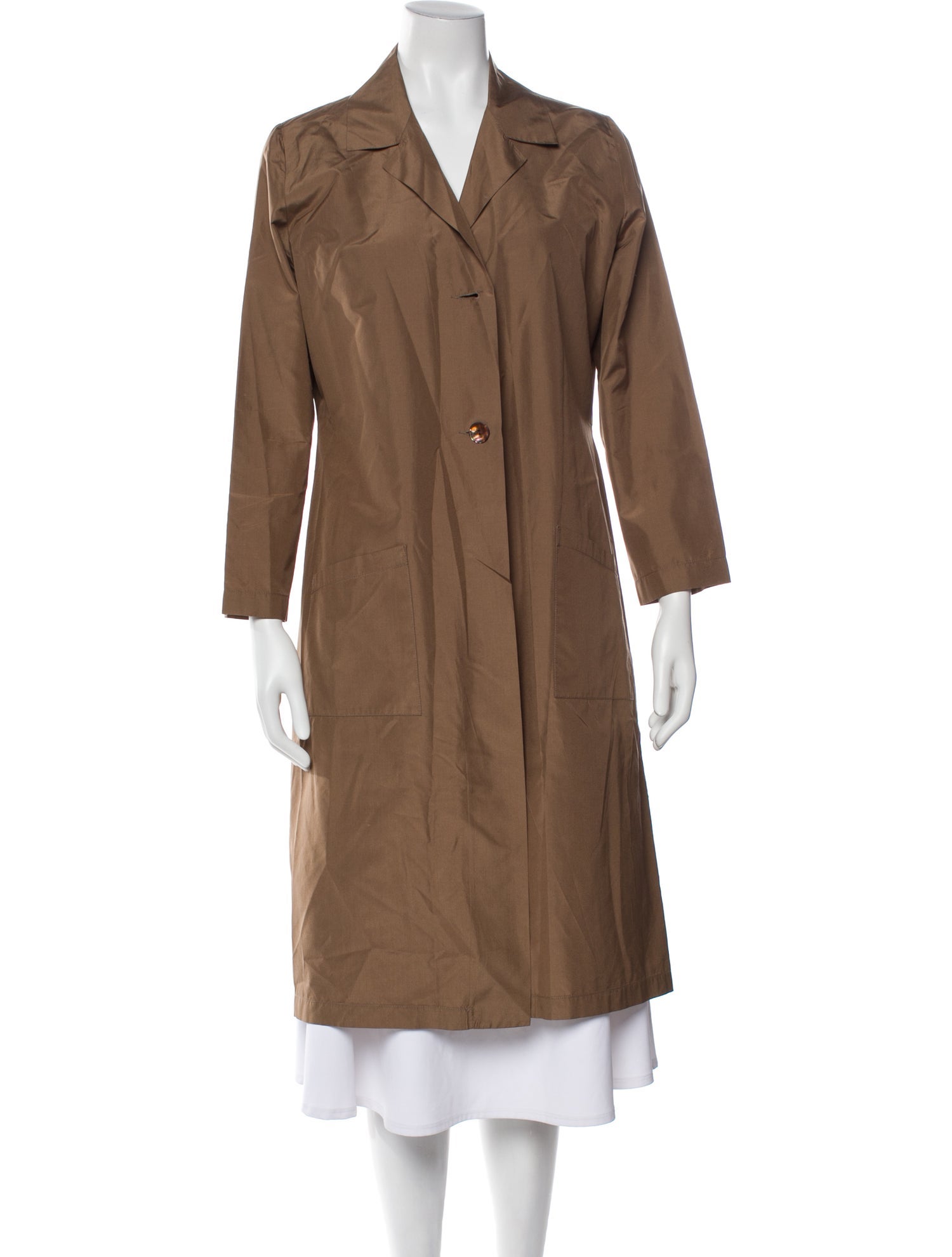 Peter Cohen Silk Trench Coat