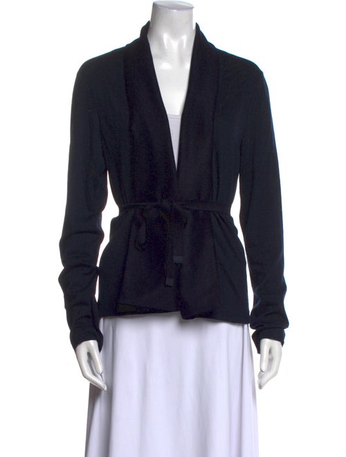 Peter Cohen Wool Plunge Neckline Sweater