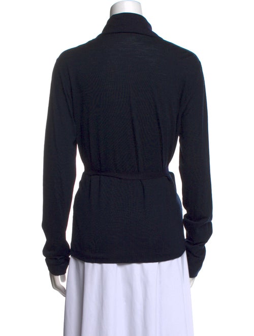 Peter Cohen Wool Plunge Neckline Sweater
