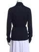 Peter Cohen Wool Plunge Neckline Sweater
