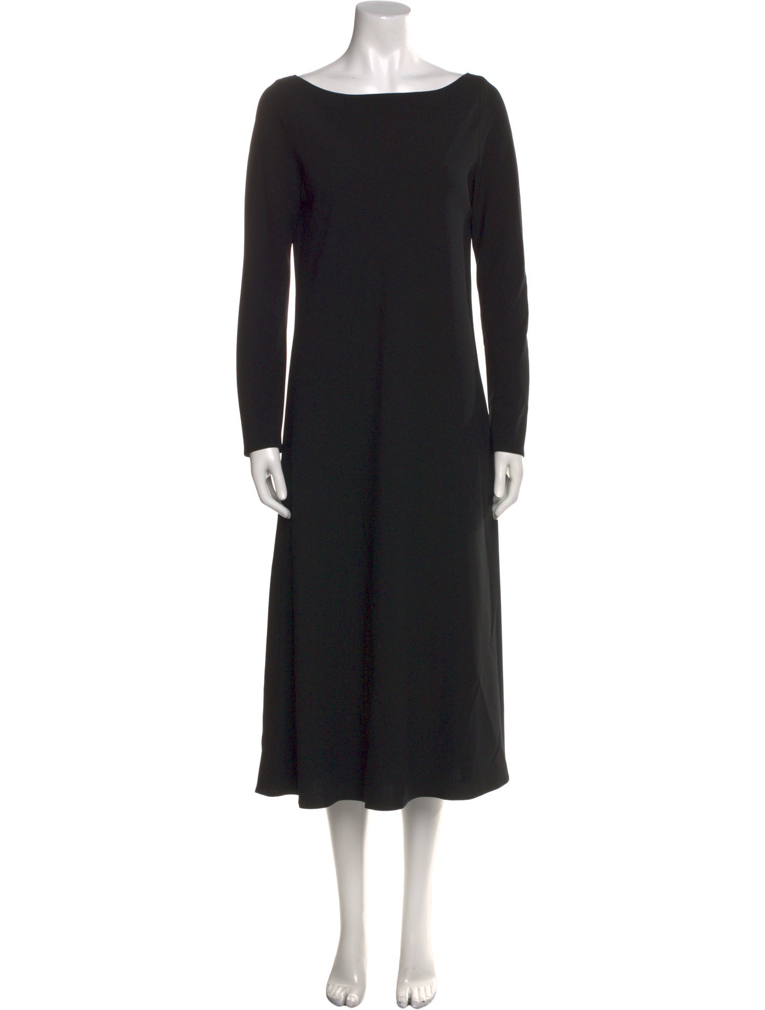 Peter Cohen Bateau Neckline Midi Length Dress