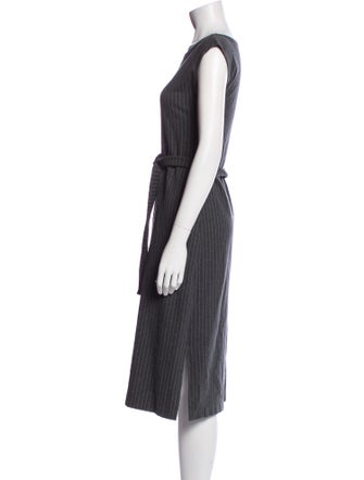 Peter Cohen Bateau Neckline Midi Length Dress