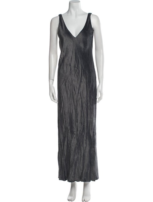 Peter Cohen V-Neck Long Dress