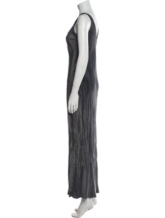 Peter Cohen V-Neck Long Dress