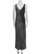 Peter Cohen V-Neck Long Dress