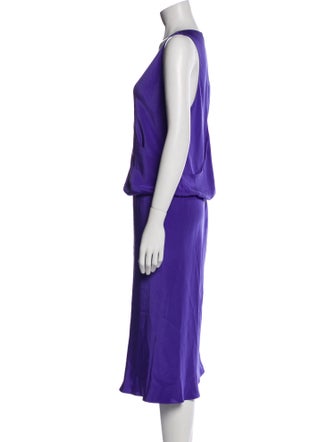 Peter Cohen Silk Midi Length Dress