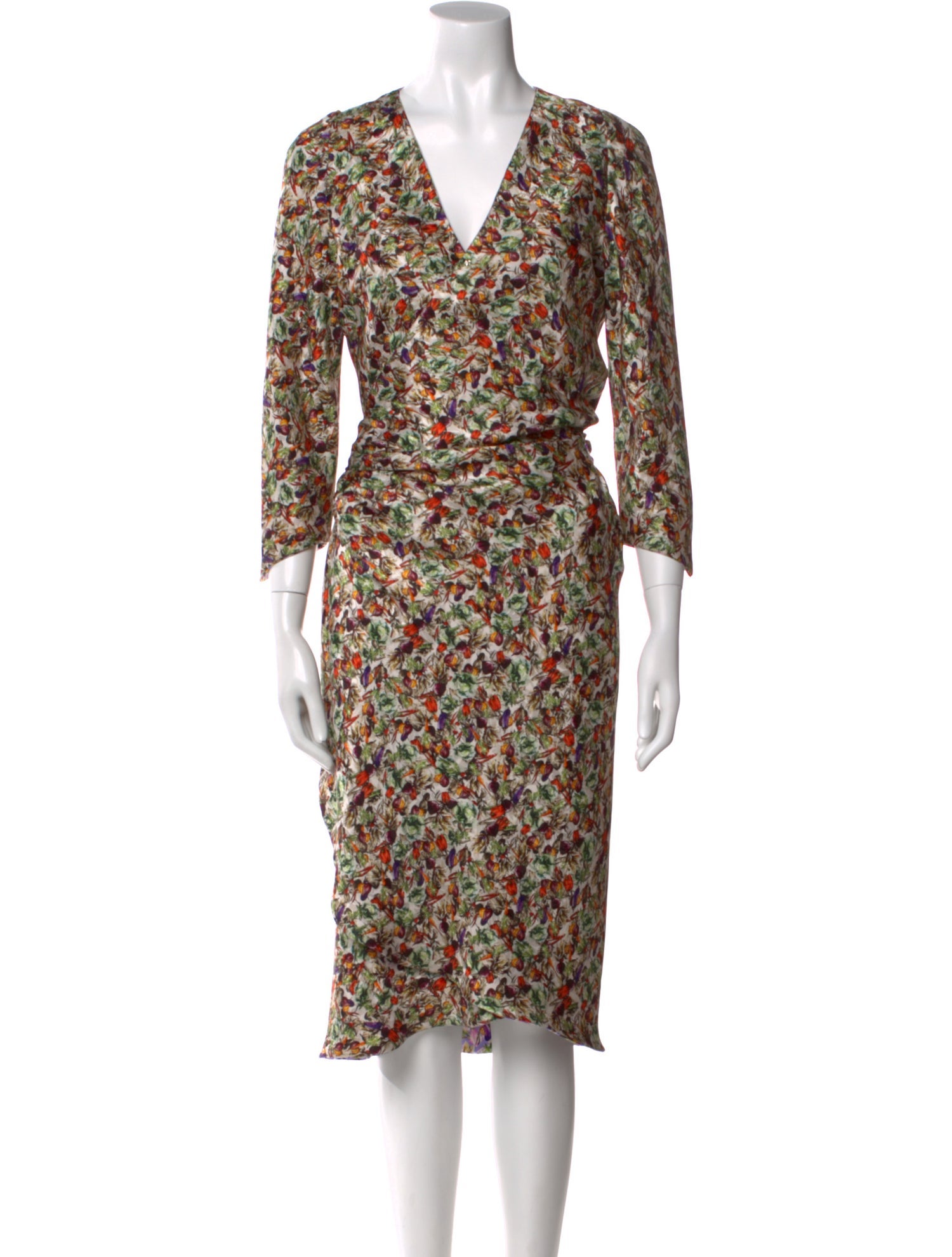 Peter Cohen Silk Midi Length Dress