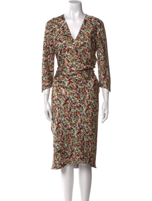 Peter Cohen Silk Midi Length Dress