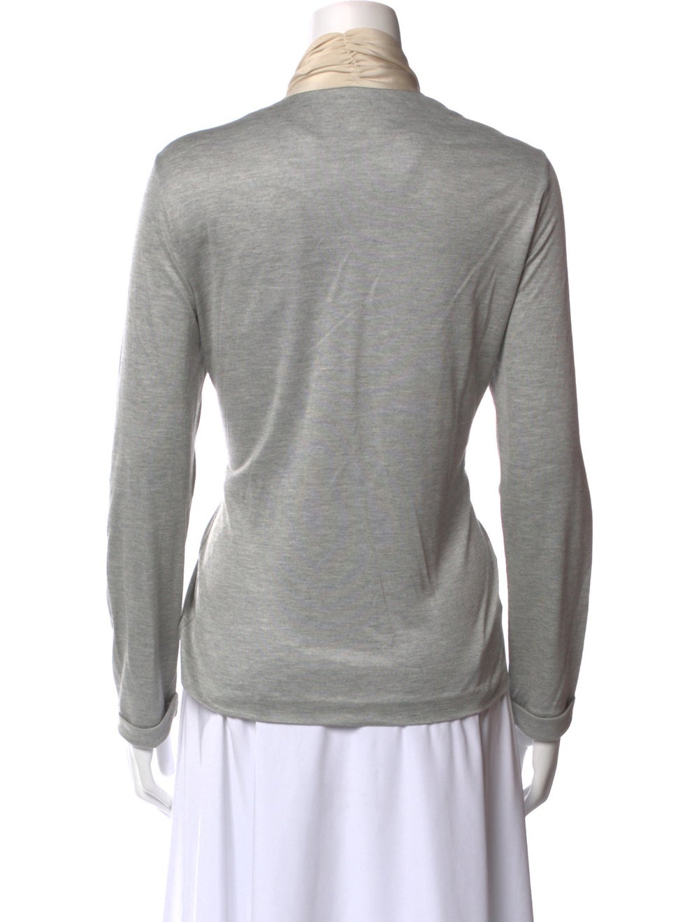 Peter Cohen Colorblock Pattern Open Front Sweater - image 3