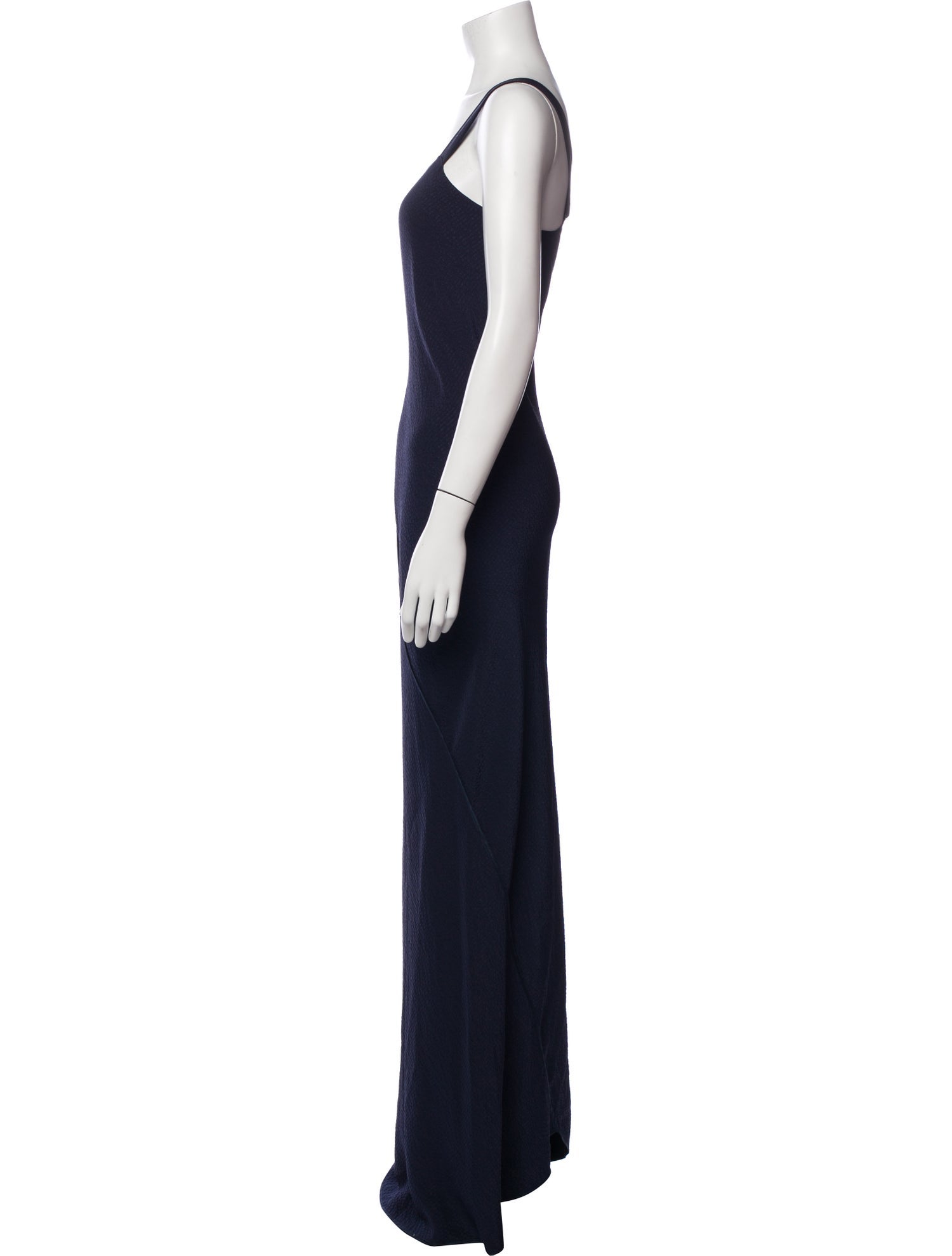peter cohen silk dress Peter Cohen - Vicky Navy Hammered Silk Gown