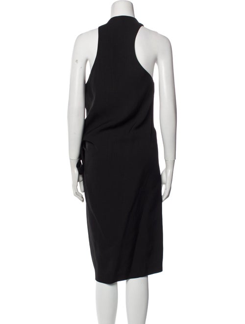 Petar Petrov Scoop Neck Midi Length Dress