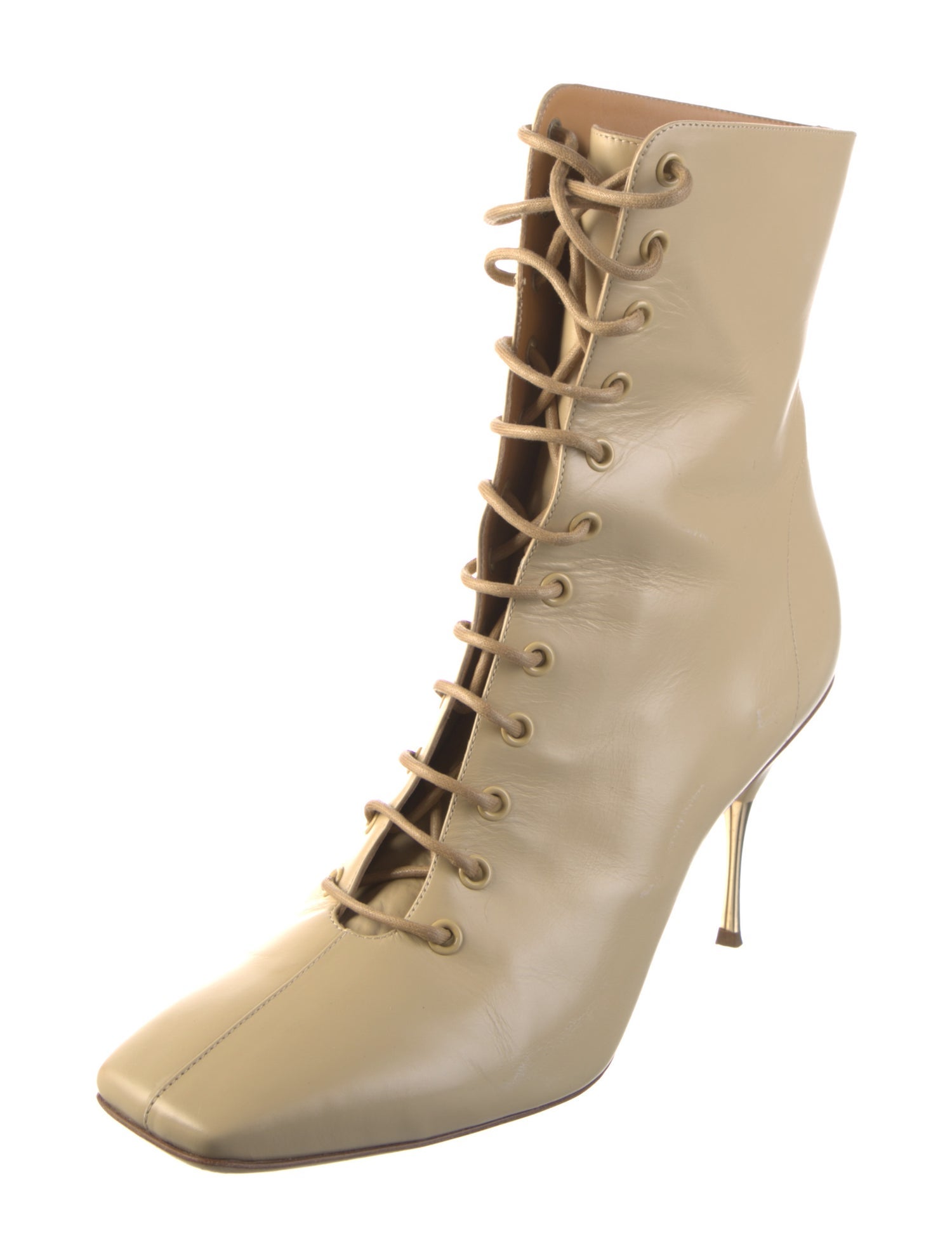 Petar Petrov Leather Lace-Up Boots