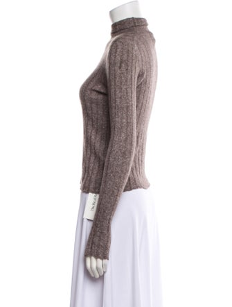 Petar Petrov Silk Mock Neck Sweater