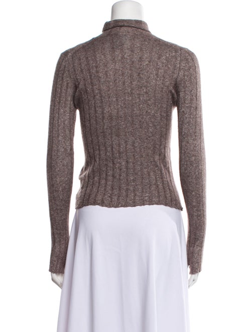 Petar Petrov Silk Mock Neck Sweater