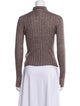 Petar Petrov Silk Mock Neck Sweater