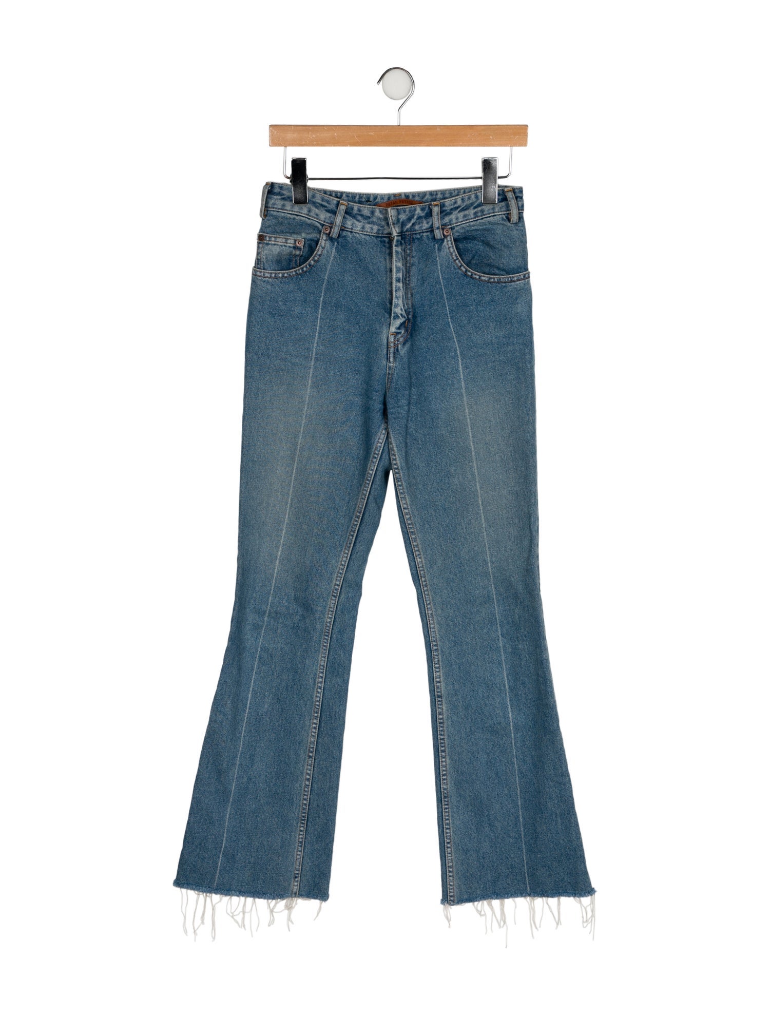 Petar Petrov Mid-Rise Wide Leg Jeans