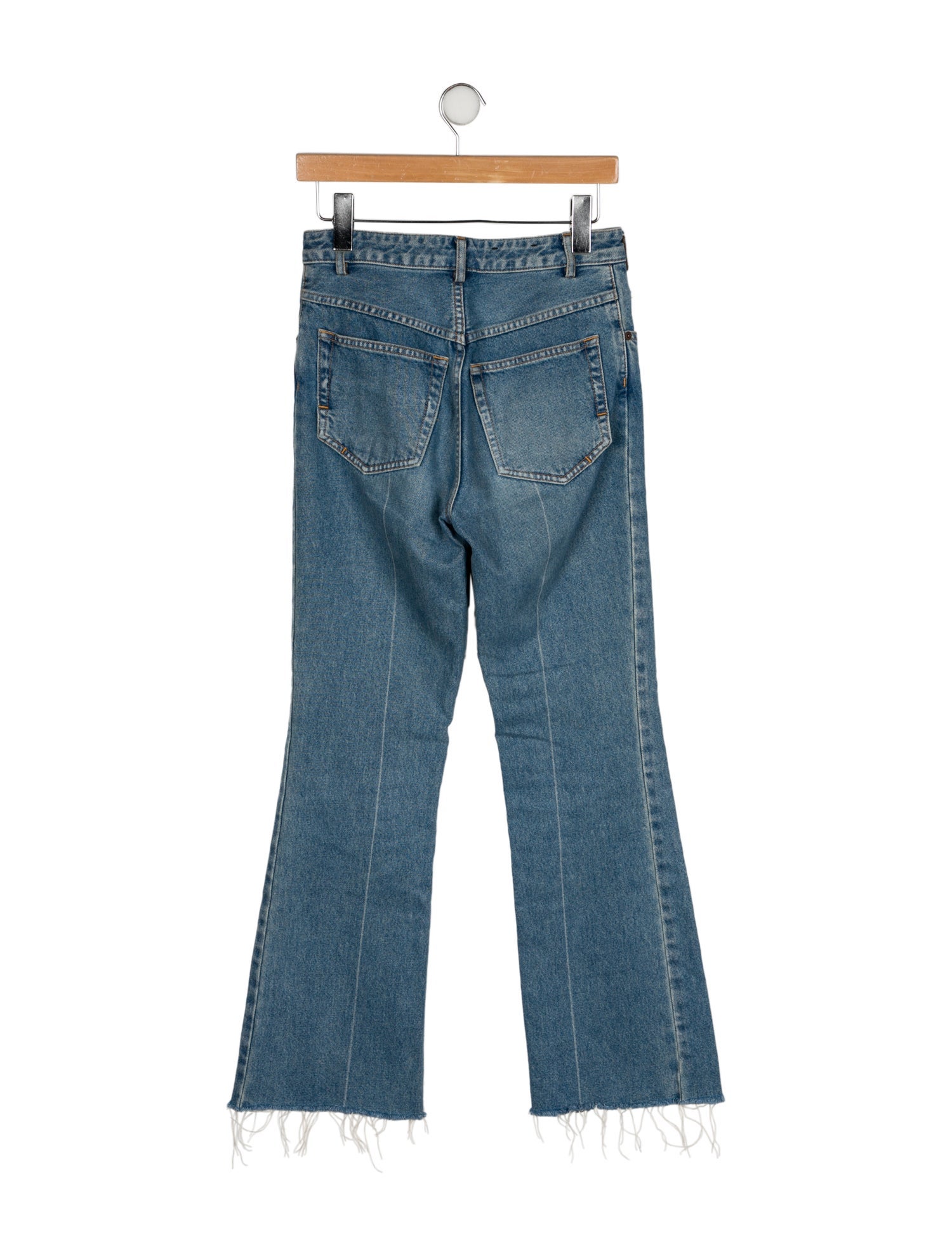 Petar Petrov Mid-Rise Wide Leg Jeans