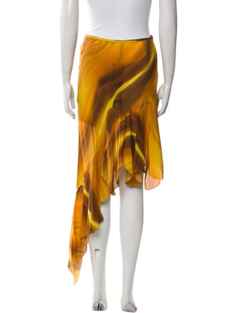 Petar Petrov Silk Midi Length Skirt