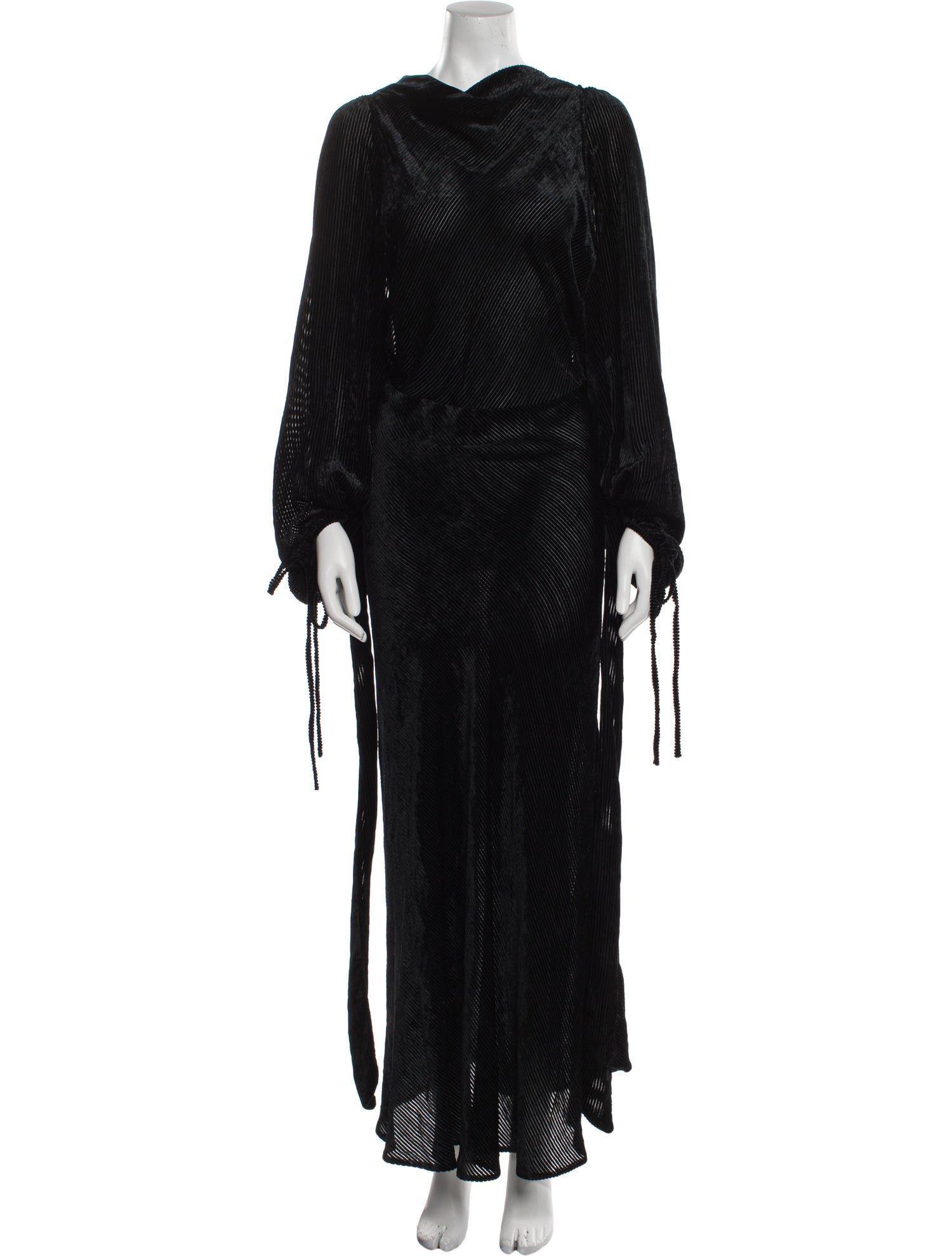 Petar Petrov Cowl Neck Long Dress