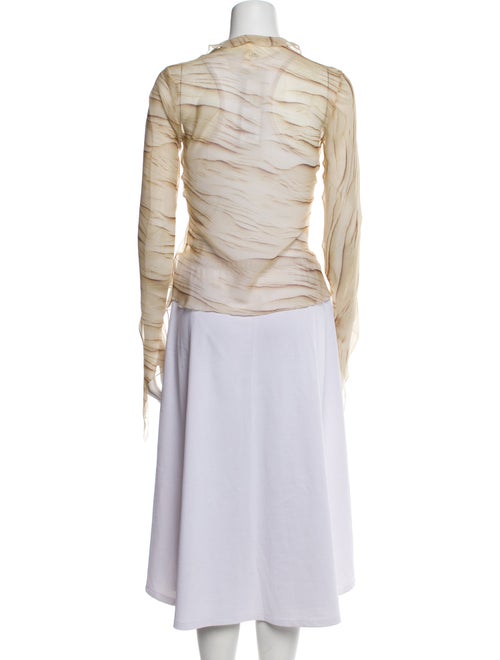 Petar Petrov Silk V-Neck Blouse