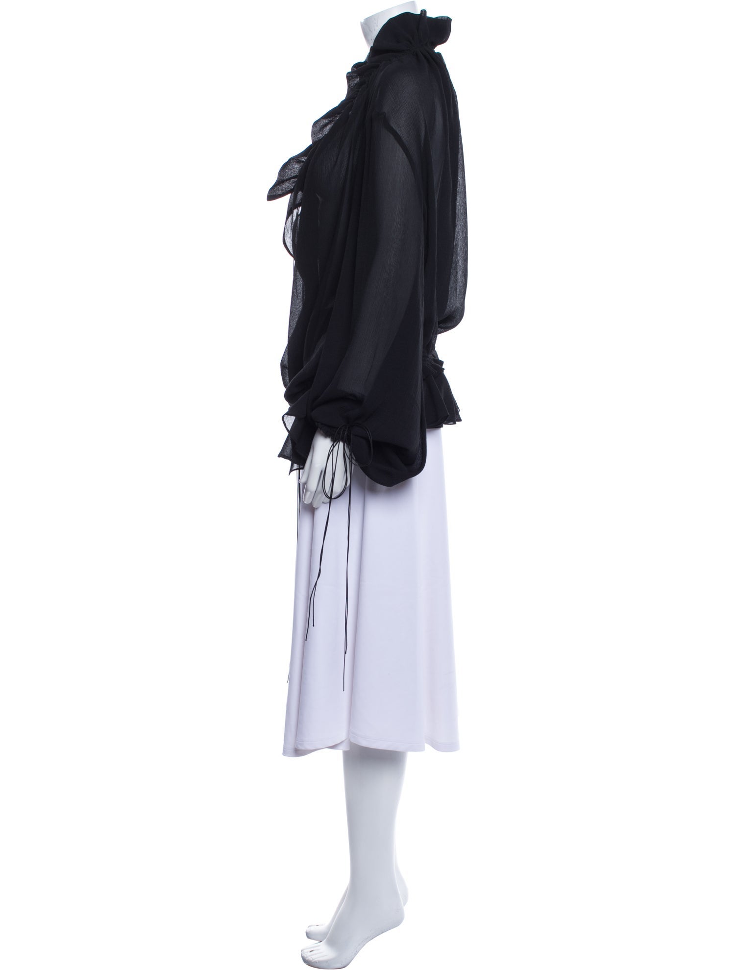 Petar Petrov Silk V-Neck Blouse