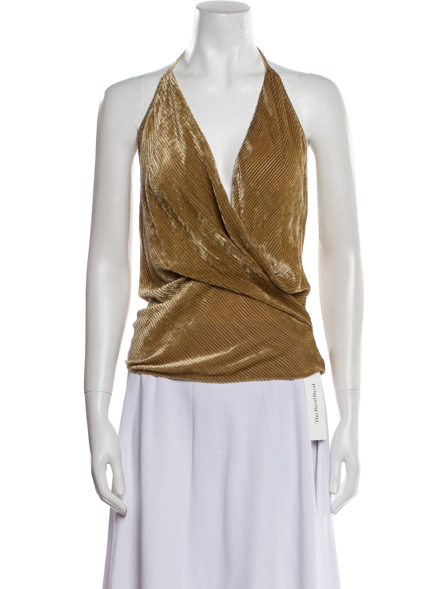 Petar Petrov Halterneck Sleeveless Top