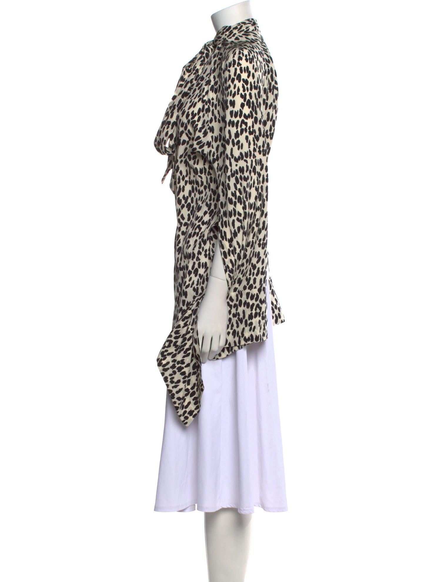 Petar Petrov Silk Animal Print Tunic