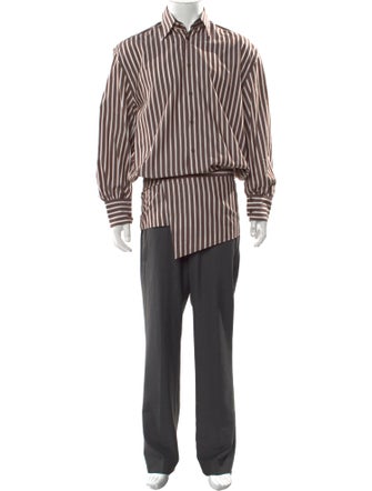 Petar Petrov Striped Mini Dress