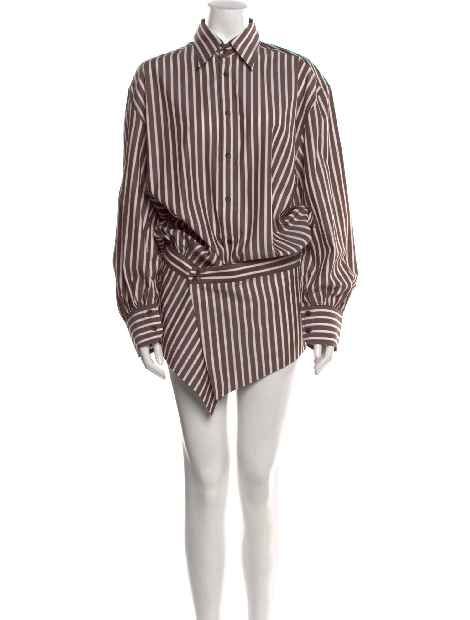 Petar Petrov Striped Mini Dress