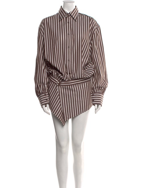 Petar Petrov Striped Mini Dress