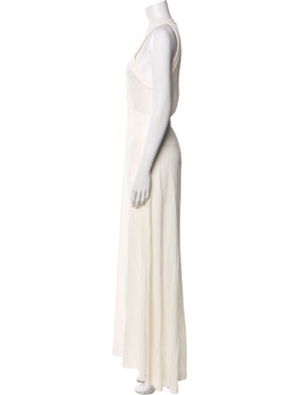 Petar Petrov V-Neck Long Dress