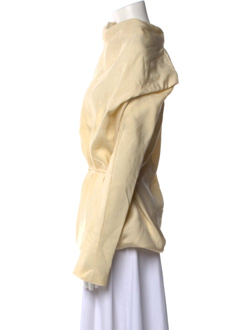 Petar Petrov Cowl Neck Long Sleeve Blouse