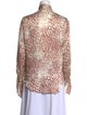 Petar Petrov Silk Animal Print Blouse