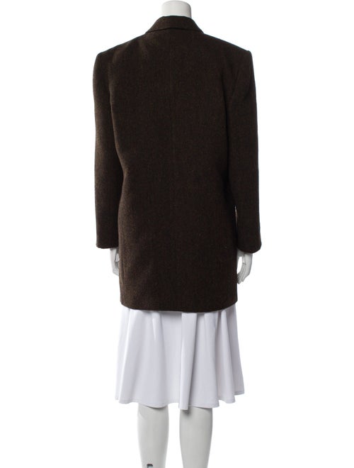 Petar Petrov Virgin Wool Plaid Print Blazer