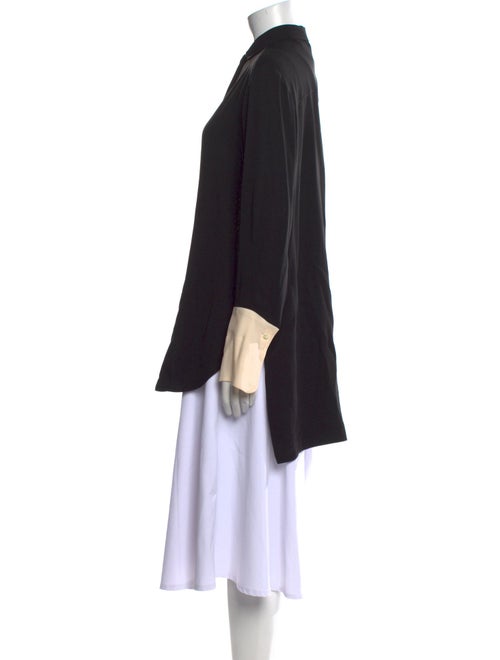 Petar Petrov Silk Mock Neck Tunic