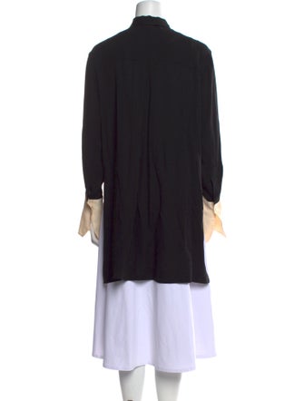 Petar Petrov Silk Mock Neck Tunic