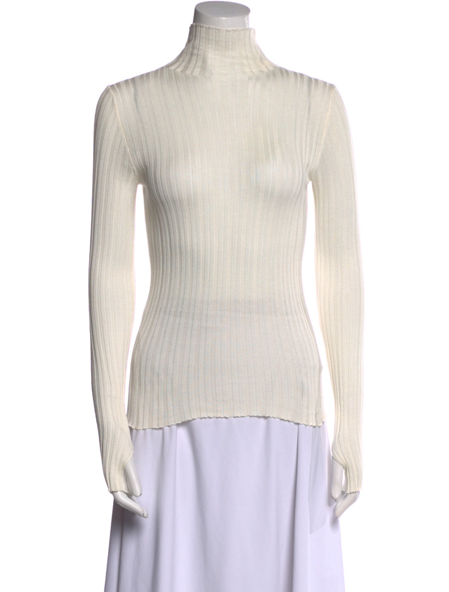 Petar Petrov Silk Turtleneck Top