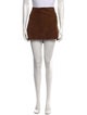 Petar Petrov Suede Mini Skirt