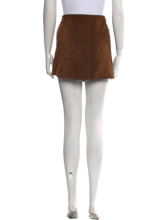 Petar Petrov Suede Mini Skirt