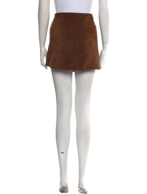 Petar Petrov Suede Mini Skirt